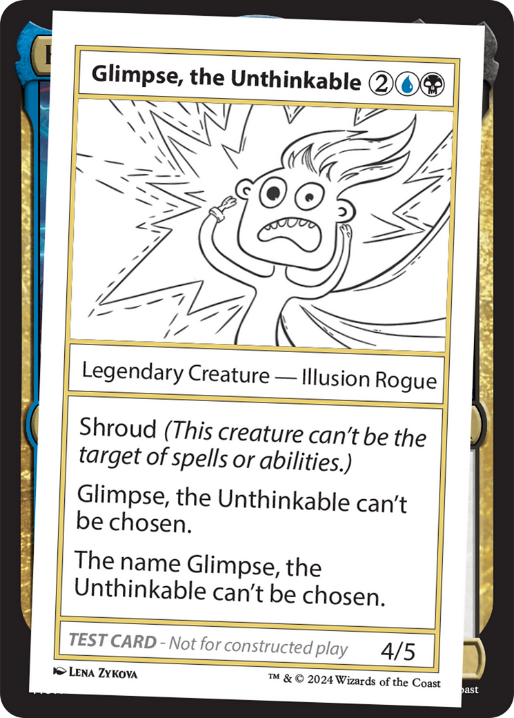 Glimpse, the Unthinkable [Mystery Booster 2 Playtest Cards] | Kessel Run Games Inc. 