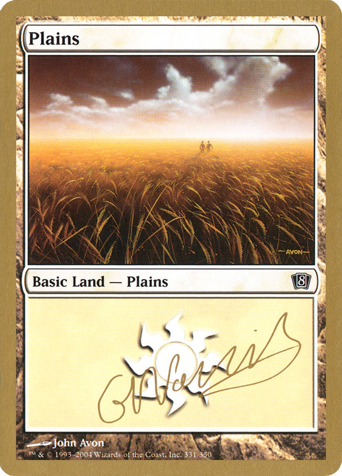 Plains (gn331) (Gabriel Nassif) [World Championship Decks 2004] | Kessel Run Games Inc. 