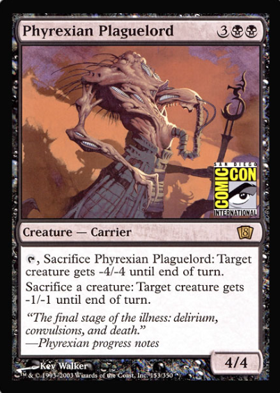 Phyrexian Plaguelord (San Diego Comic Con Oversized) [Oversize Cards] | Kessel Run Games Inc. 
