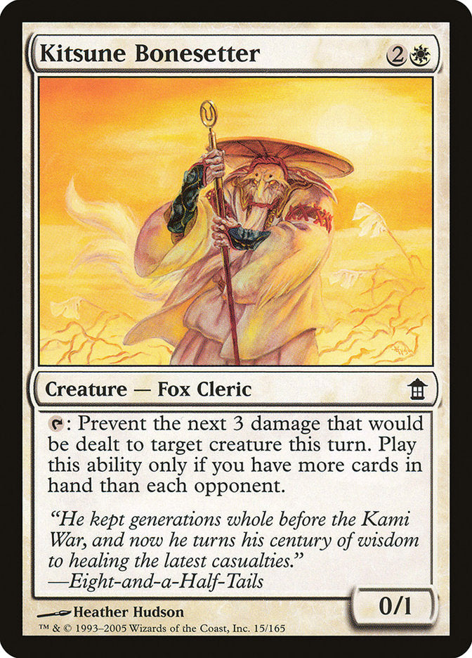Kitsune Bonesetter [Saviors of Kamigawa] | Kessel Run Games Inc. 