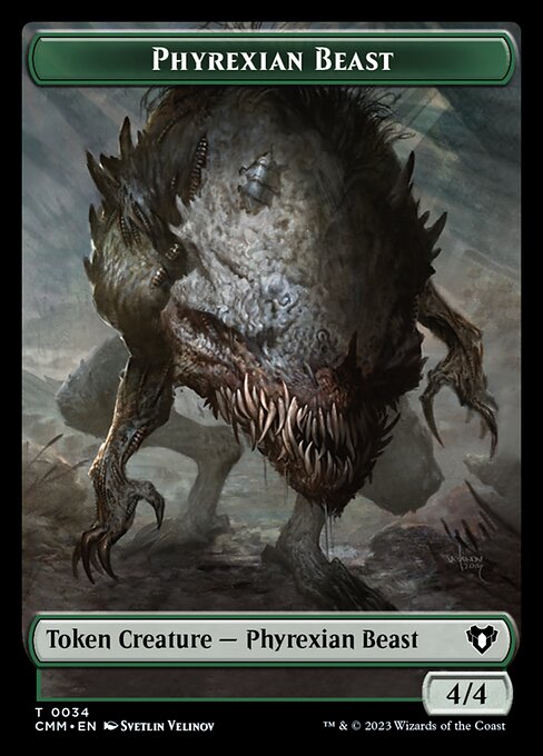 Eldrazi Scion // Phyrexian Beast Double-Sided Token [Commander Masters Tokens] | Kessel Run Games Inc. 