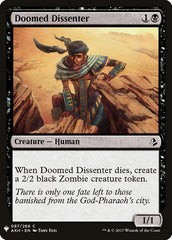 Doomed Dissenter [Mystery Booster] | Kessel Run Games Inc. 