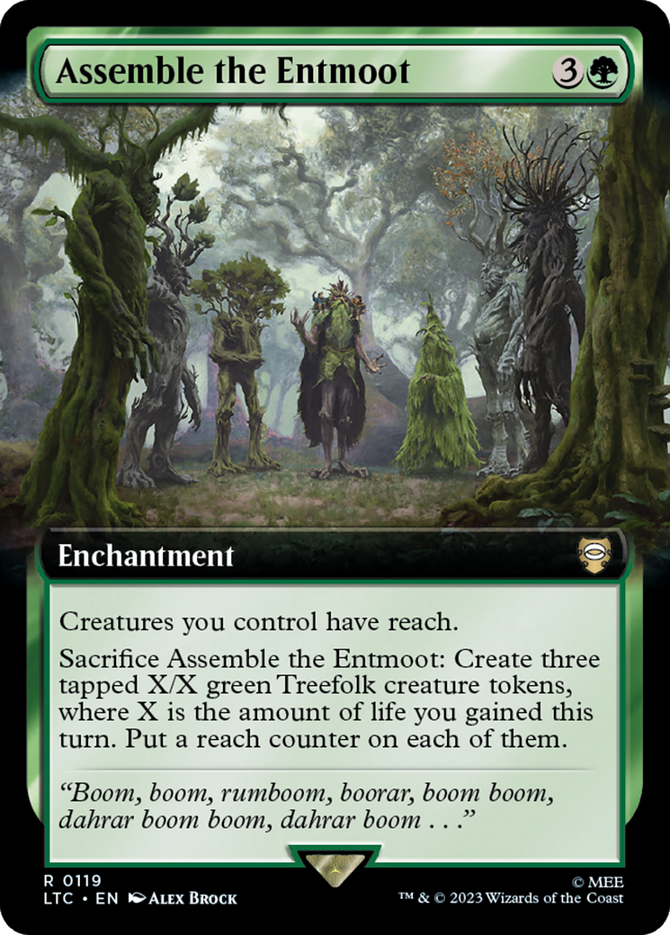 Assemble the Entmoot (Extended Art) [The Lord of the Rings: Tales of Middle-Earth Commander] | Kessel Run Games Inc. 