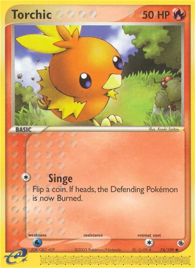 Torchic (74/109) [EX: Ruby & Sapphire] | Kessel Run Games Inc. 