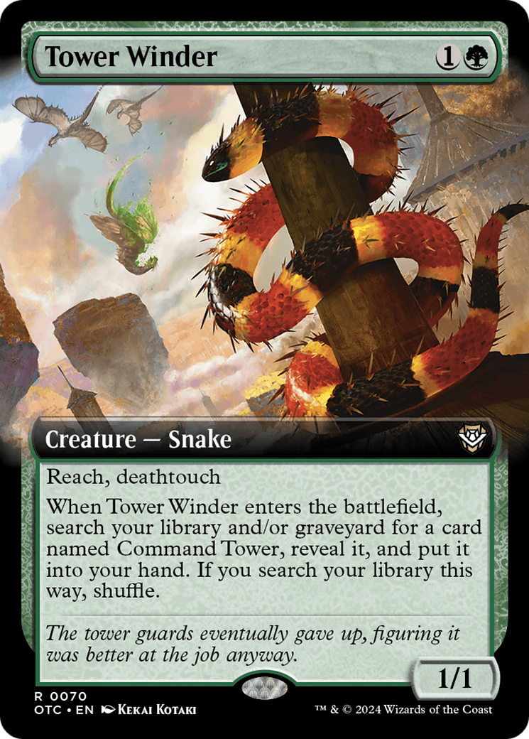Tower Winder (Extended Art) [Outlaws of Thunder Junction Commander] | Kessel Run Games Inc. 