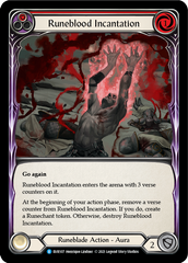 Runeblood Incantation (Red) [EVR107] (Everfest)  1st Edition Rainbow Foil | Kessel Run Games Inc. 