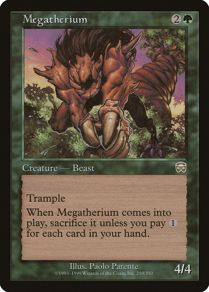 Megatherium [Mercadian Masques] | Kessel Run Games Inc. 