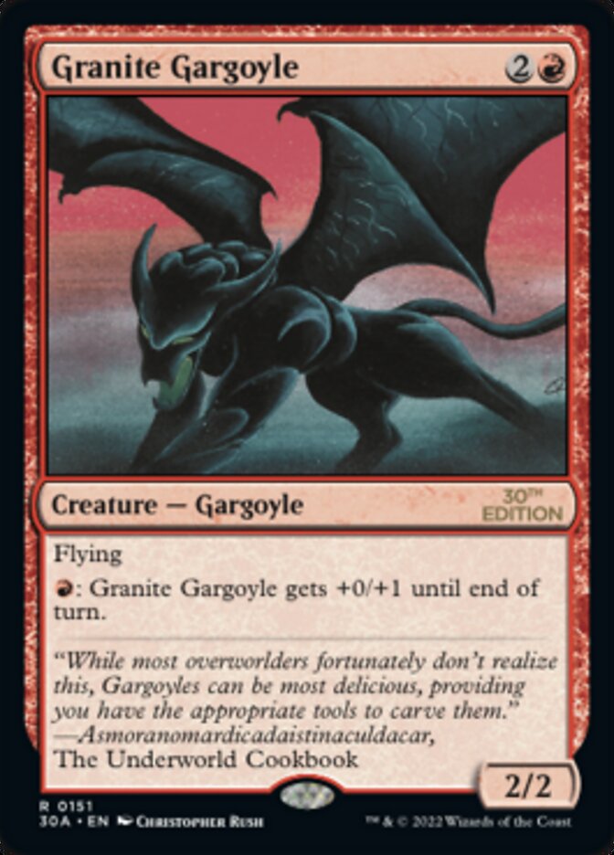 Granite Gargoyle [30th Anniversary Edition] | Kessel Run Games Inc. 