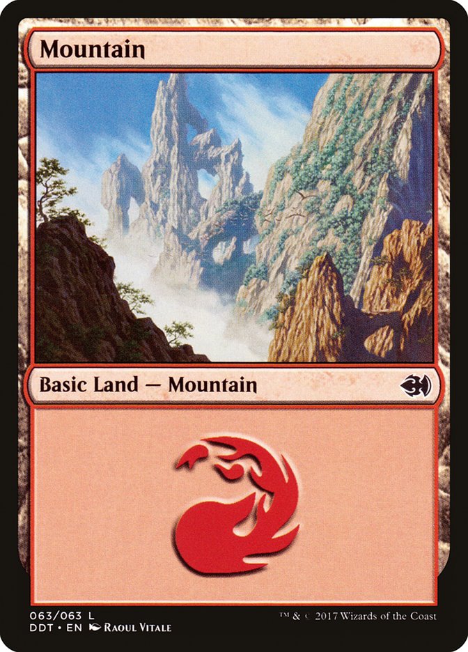 Mountain (63) [Duel Decks: Merfolk vs. Goblins] | Kessel Run Games Inc. 
