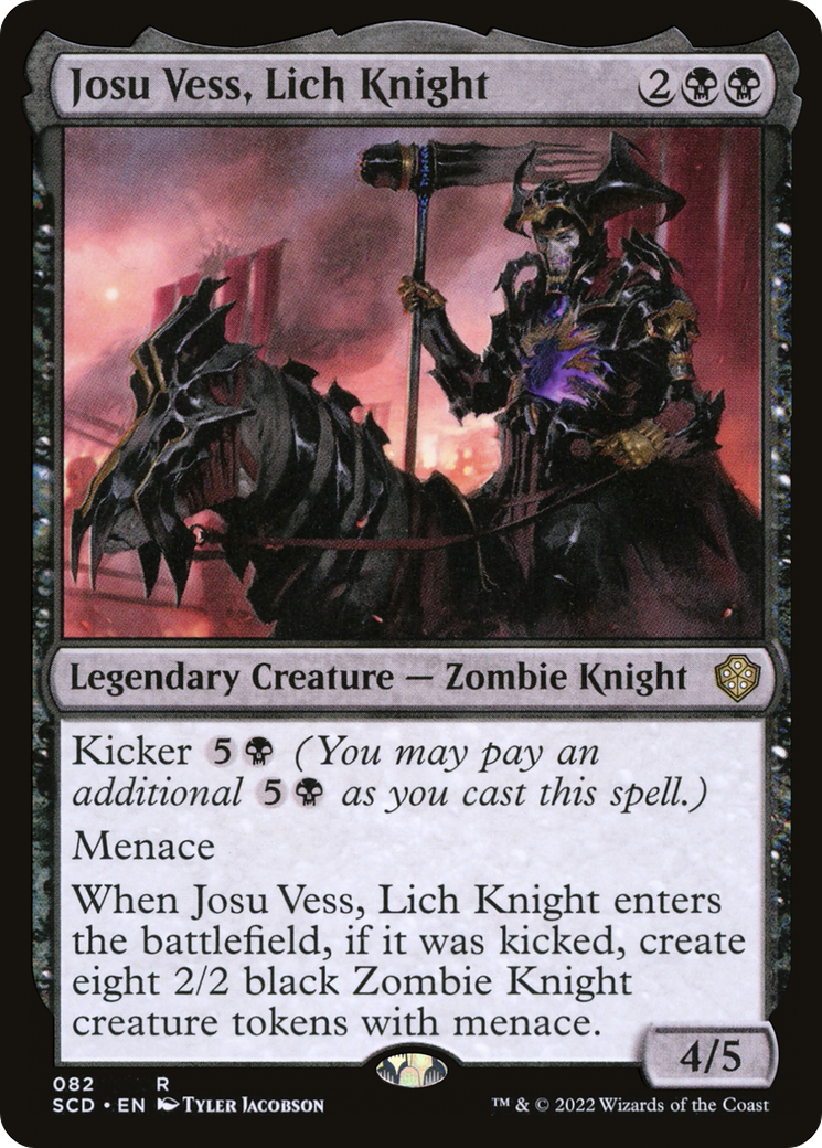 Josu Vess, Lich Knight [Starter Commander Decks] | Kessel Run Games Inc. 