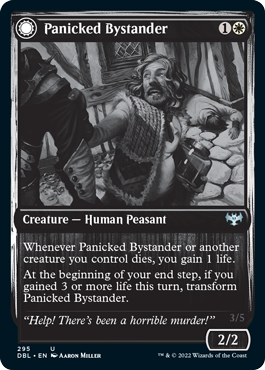 Panicked Bystander // Cackling Culprit [Innistrad: Double Feature] | Kessel Run Games Inc. 