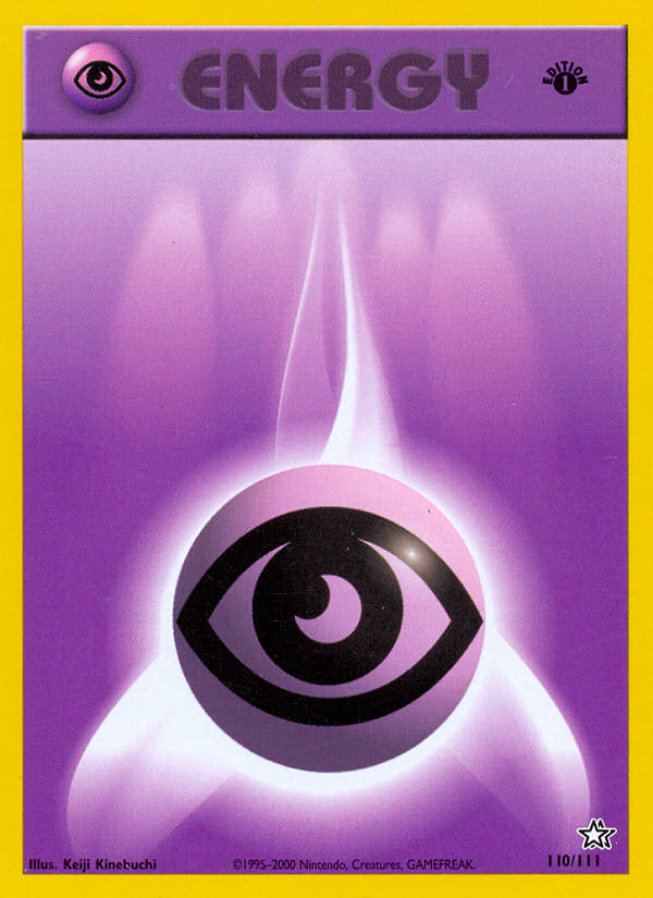 Psychic Energy (110/111) [Neo Genesis 1st Edition] | Kessel Run Games Inc. 