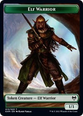 Elf Warrior // Koma's Coil Double-Sided Token [Kaldheim Tokens] | Kessel Run Games Inc. 