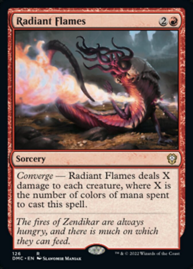 Radiant Flames [Dominaria United Commander] | Kessel Run Games Inc. 