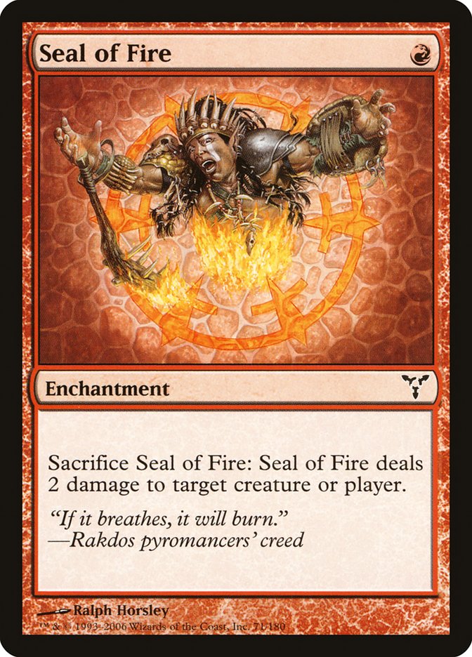 Seal of Fire [Dissension] | Kessel Run Games Inc. 