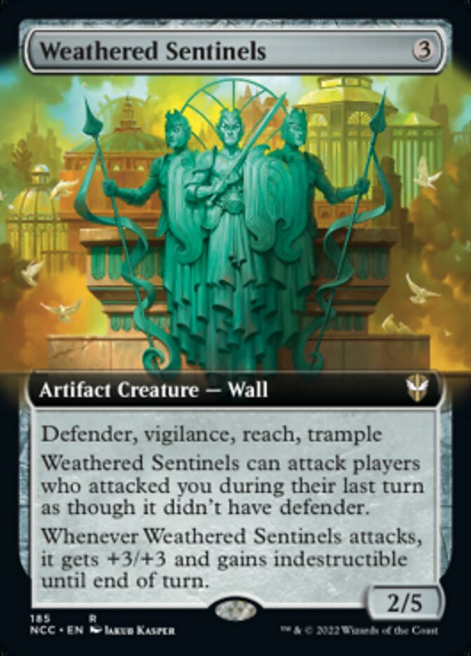 Weathered Sentinels (Extended Art) [Streets of New Capenna Commander] | Kessel Run Games Inc. 