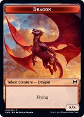 Dragon // Thopter Double-Sided Token [Kaldheim Commander Tokens] | Kessel Run Games Inc. 