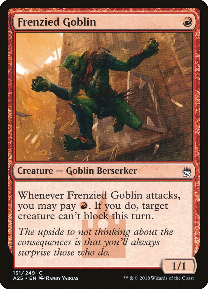 Frenzied Goblin [Masters 25] | Kessel Run Games Inc. 