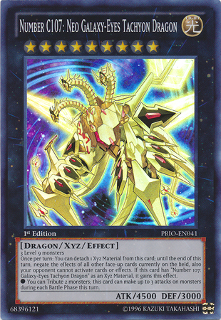 Number C107: Neo Galaxy-Eyes Tachyon Dragon [PRIO-EN041] Ultimate Rare | Kessel Run Games Inc. 