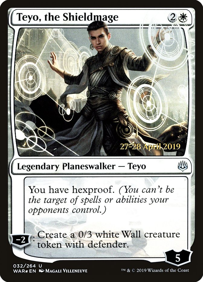 Teyo, the Shieldmage [War of the Spark Prerelease Promos] | Kessel Run Games Inc. 