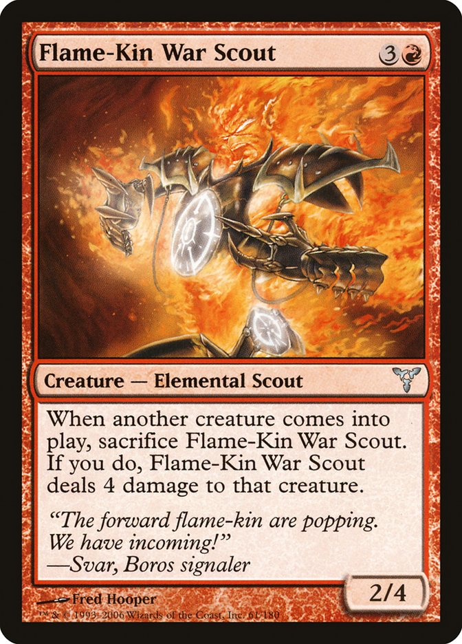 Flame-Kin War Scout [Dissension] | Kessel Run Games Inc. 