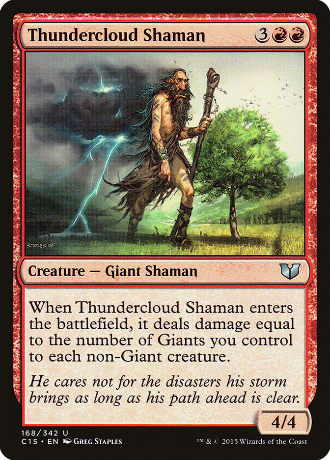 Thundercloud Shaman [Commander 2015] | Kessel Run Games Inc. 