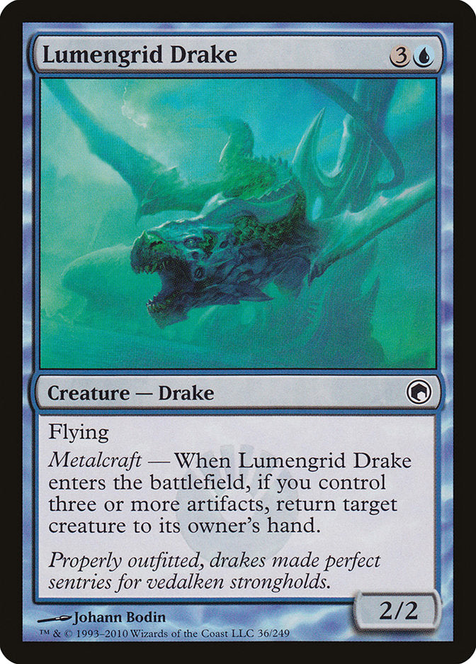 Lumengrid Drake [Scars of Mirrodin] | Kessel Run Games Inc. 