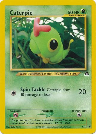 Caterpie (53/75) [Neo Discovery Unlimited] | Kessel Run Games Inc. 