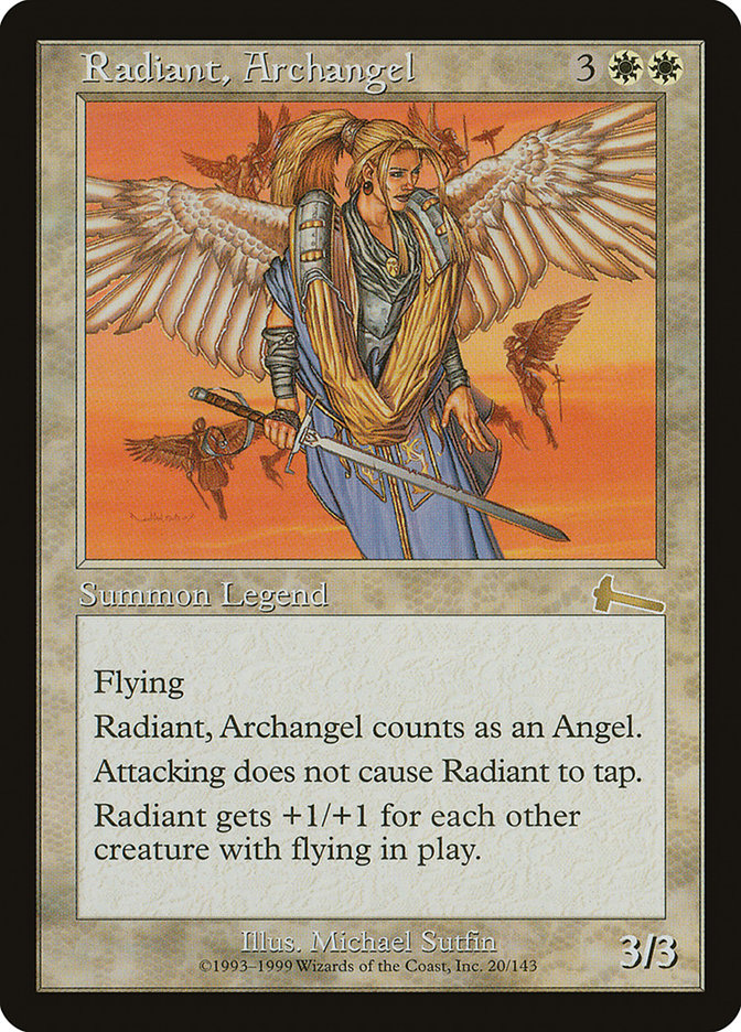 Radiant, Archangel [Urza's Legacy] | Kessel Run Games Inc. 