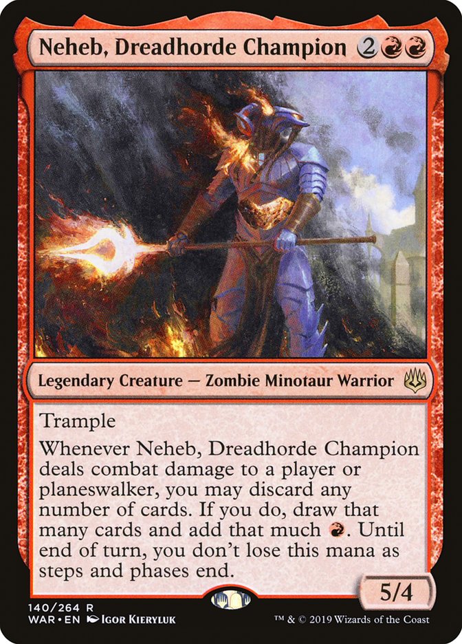 Neheb, Dreadhorde Champion [War of the Spark] | Kessel Run Games Inc. 