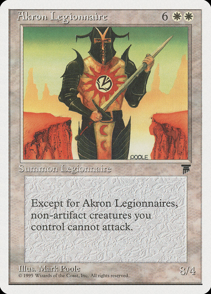 Akron Legionnaire [Chronicles] | Kessel Run Games Inc. 