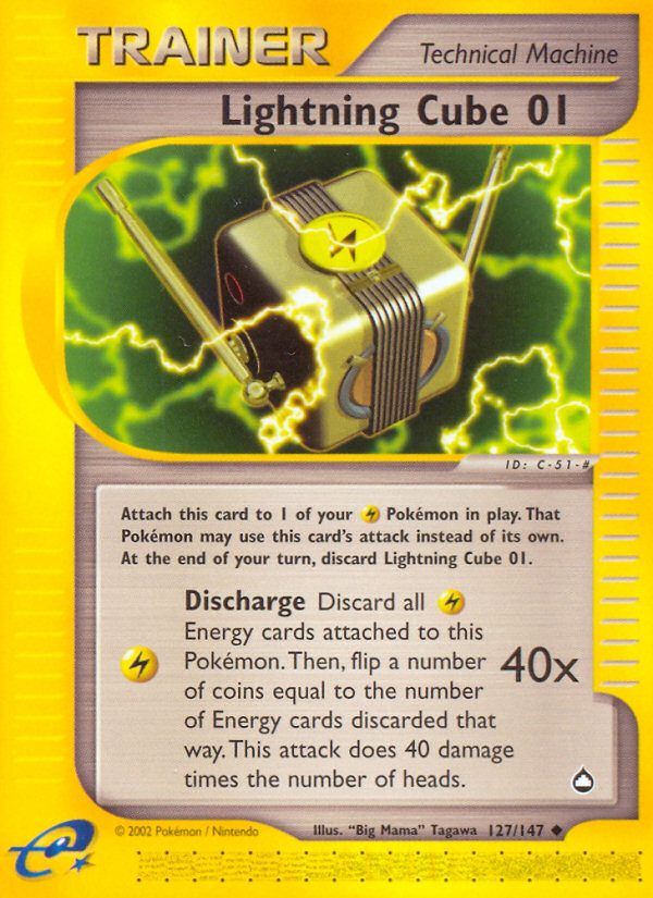 Lightning Cube 01 (127/147) [Aquapolis] | Kessel Run Games Inc. 