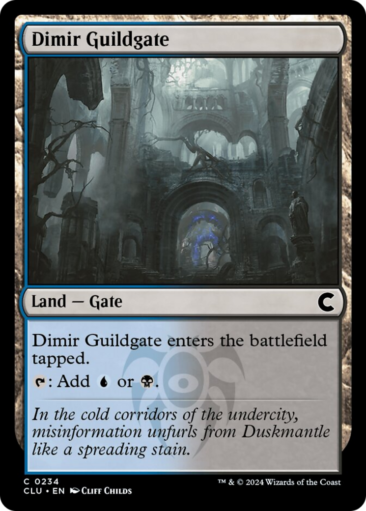 Dimir Guildgate [Ravnica: Clue Edition] | Kessel Run Games Inc. 