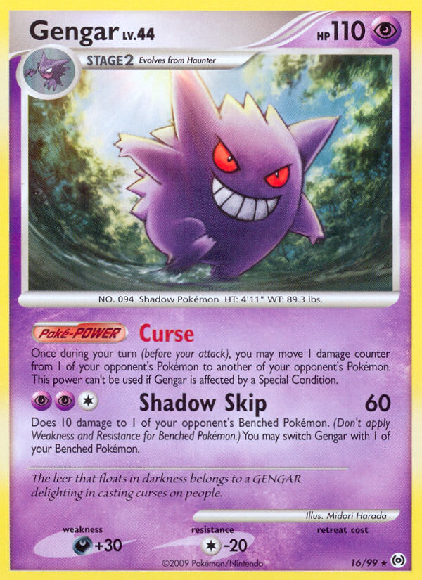 Gengar (16/99) [Platinum: Arceus] | Kessel Run Games Inc. 