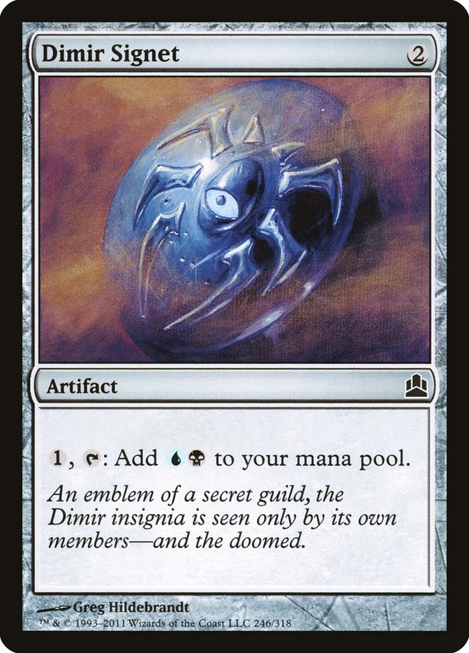 Dimir Signet [Commander 2011] | Kessel Run Games Inc. 