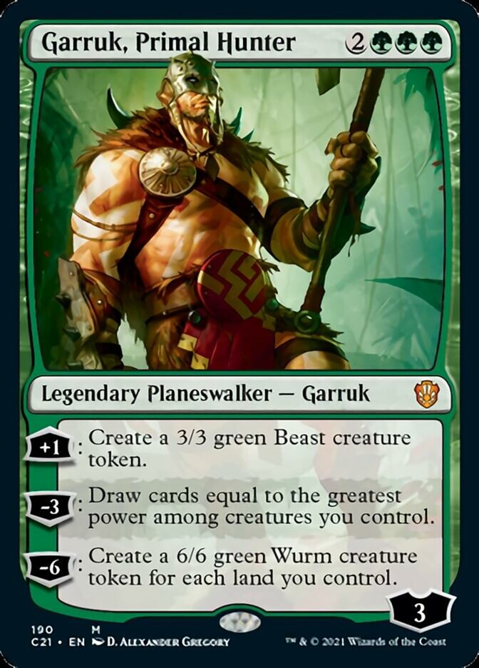 Garruk, Primal Hunter [Commander 2021] | Kessel Run Games Inc. 