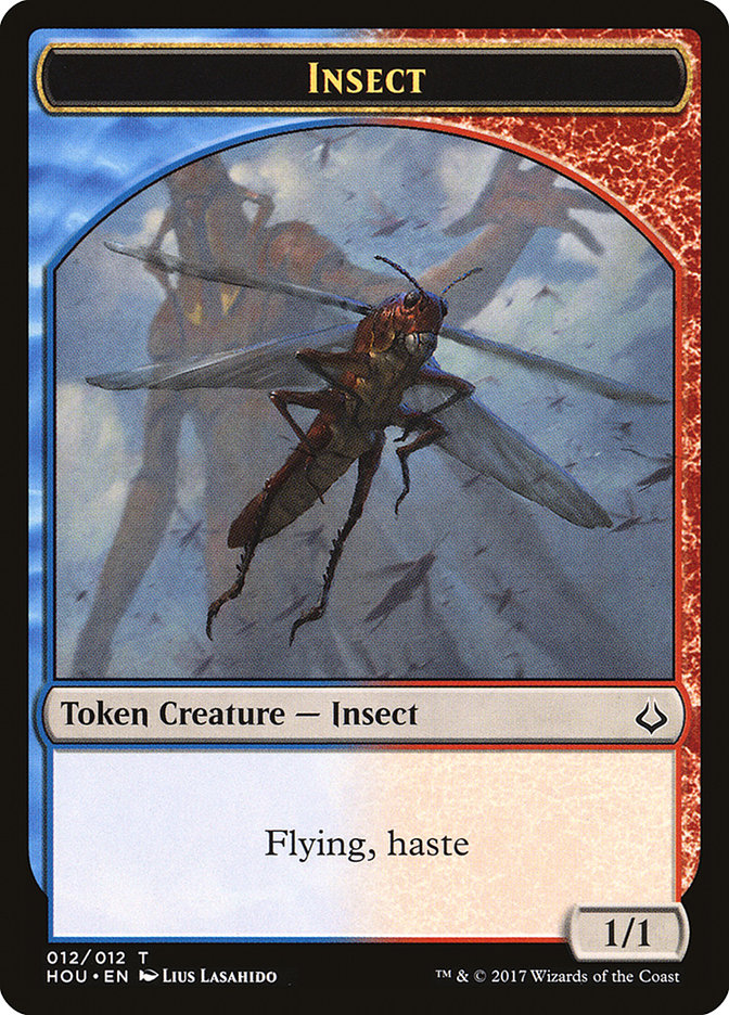 Champion of Wits // Insect Double-Sided Token [Hour of Devastation Tokens] | Kessel Run Games Inc. 