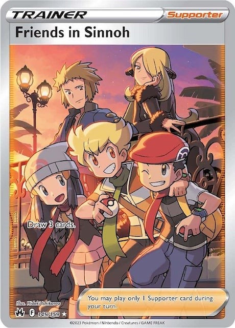 Friends in Sinnoh (149/159) (Full Art) [Sword & Shield: Crown Zenith] | Kessel Run Games Inc. 