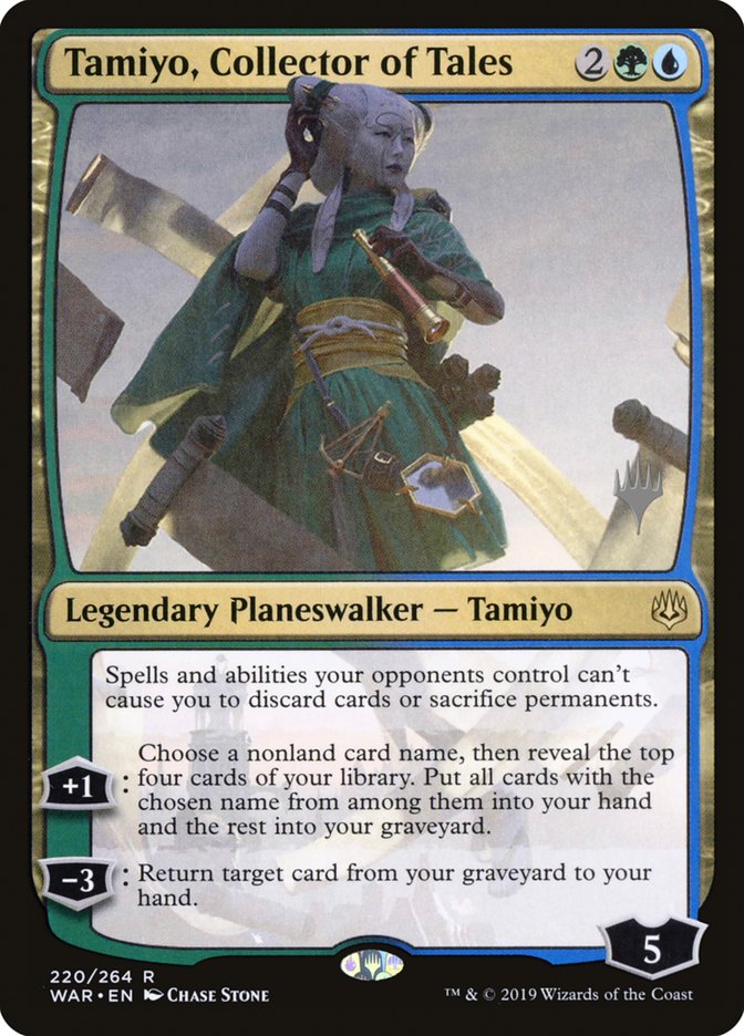 Tamiyo, Collector of Tales (Promo Pack) [War of the Spark Promos] | Kessel Run Games Inc. 