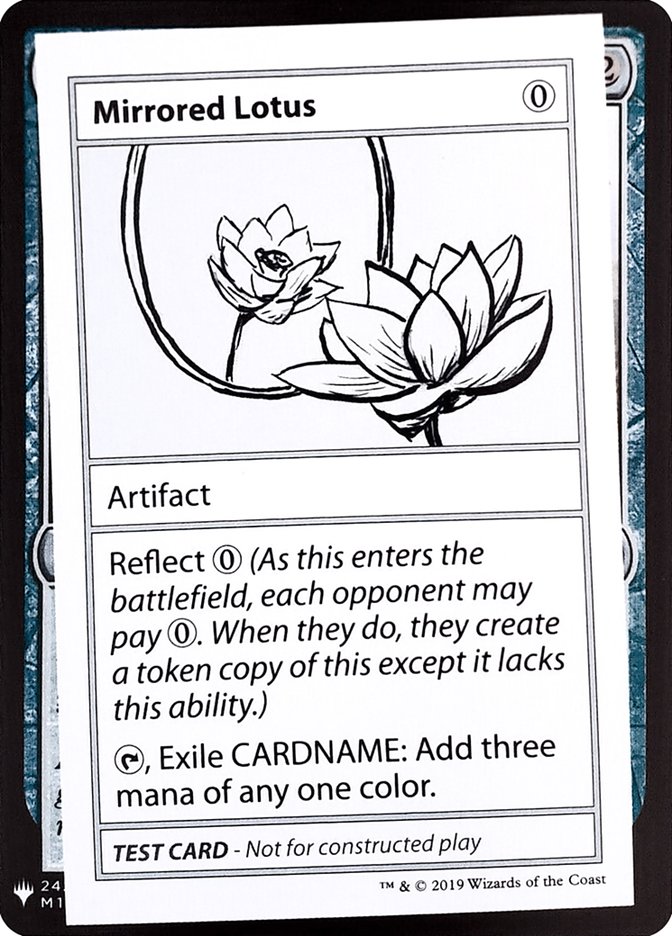 Mirrored Lotus [Mystery Booster Playtest Cards] | Kessel Run Games Inc. 