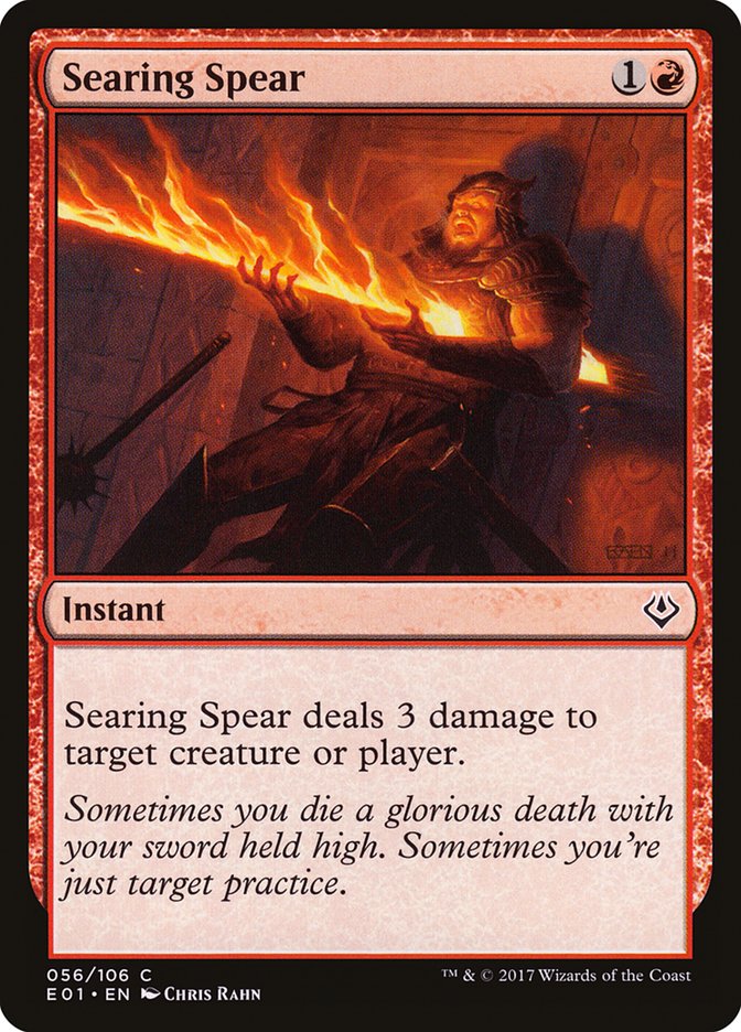 Searing Spear [Archenemy: Nicol Bolas] | Kessel Run Games Inc. 