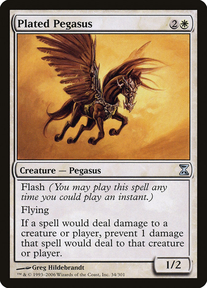 Plated Pegasus [Time Spiral] | Kessel Run Games Inc. 
