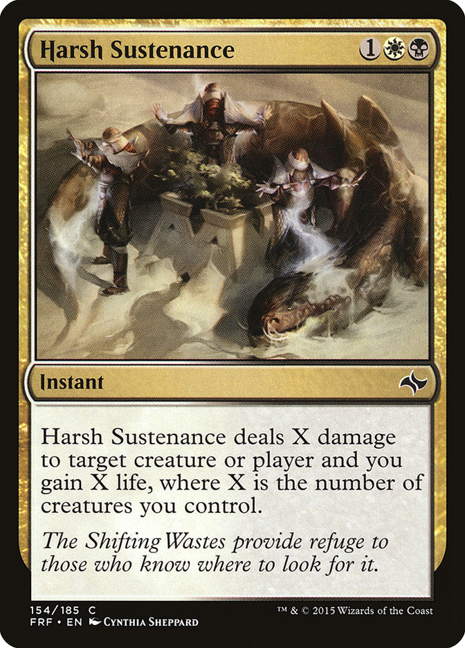 Harsh Sustenance [Fate Reforged] | Kessel Run Games Inc. 