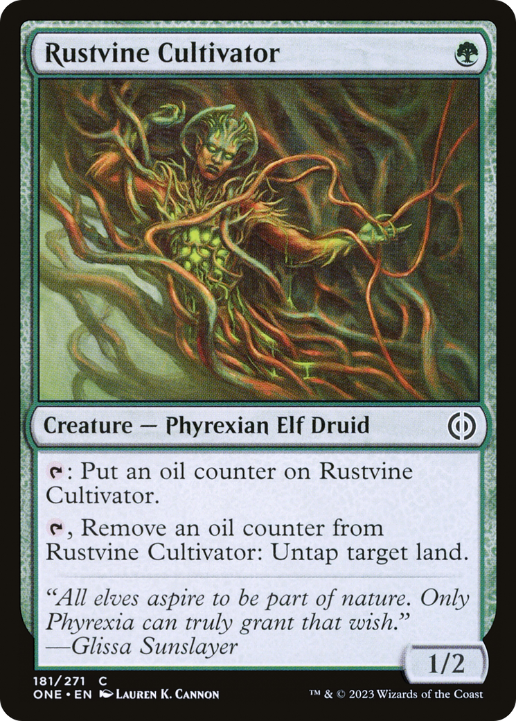 Rustvine Cultivator [Phyrexia: All Will Be One] | Kessel Run Games Inc. 