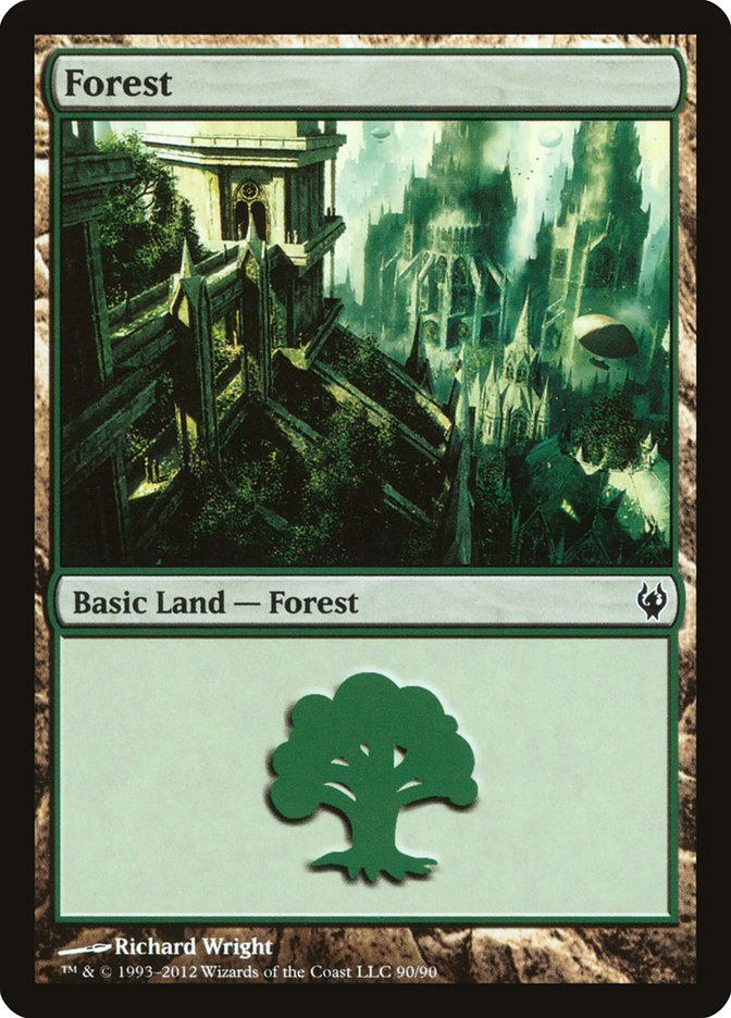 Forest (90) [Duel Decks: Izzet vs. Golgari] | Kessel Run Games Inc. 