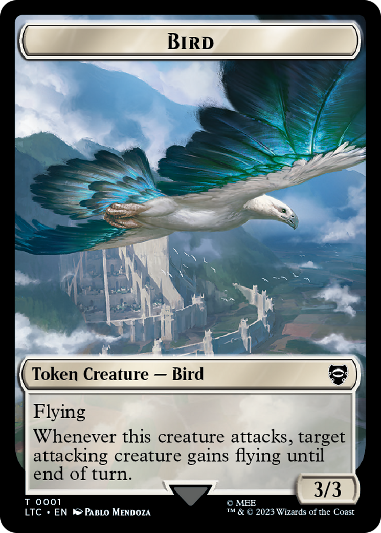 Bird // Goat Token [The Lord of the Rings: Tales of Middle-Earth Commander Tokens] | Kessel Run Games Inc. 