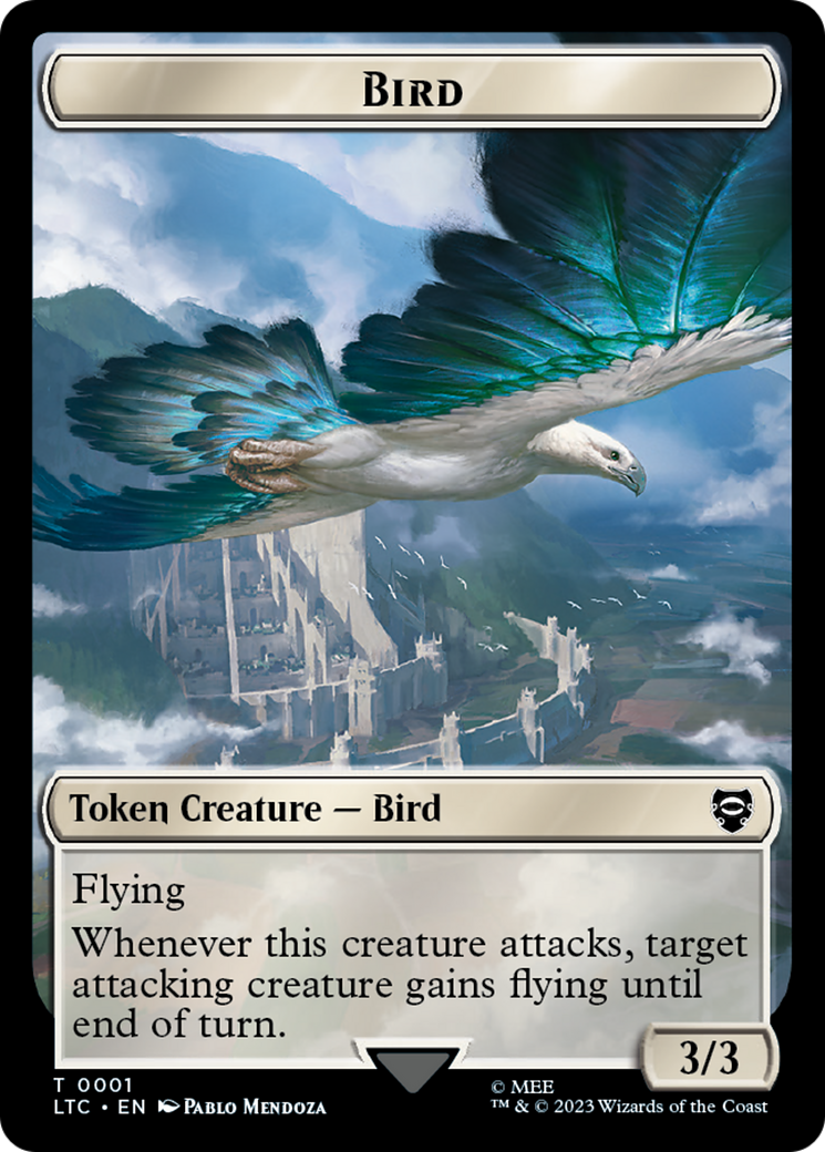 Bird // Food Token [The Lord of the Rings: Tales of Middle-Earth Commander Tokens] | Kessel Run Games Inc. 