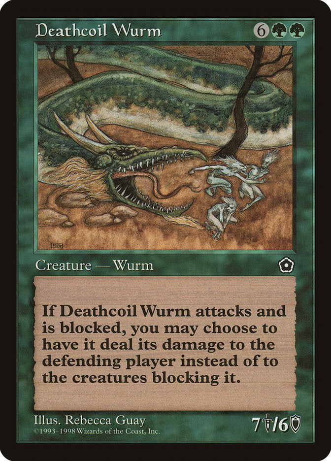Deathcoil Wurm [Portal Second Age] | Kessel Run Games Inc. 