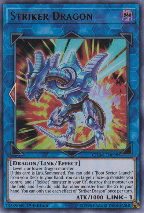 Striker Dragon [CHIM-EN098] Ultra Rare | Kessel Run Games Inc. 