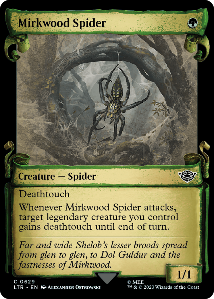 Mirkwood Spider [The Lord of the Rings: Tales of Middle-Earth Showcase Scrolls] | Kessel Run Games Inc. 